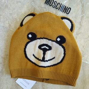 Moschino Kids Teddy Bear Beanie *RARE